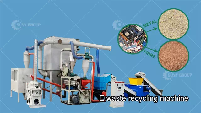 E-waste recycling machine