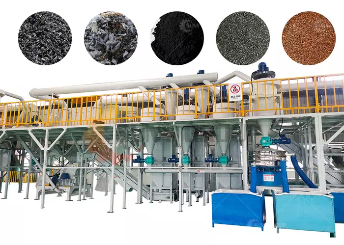 Lithium battery separation and recycling machine