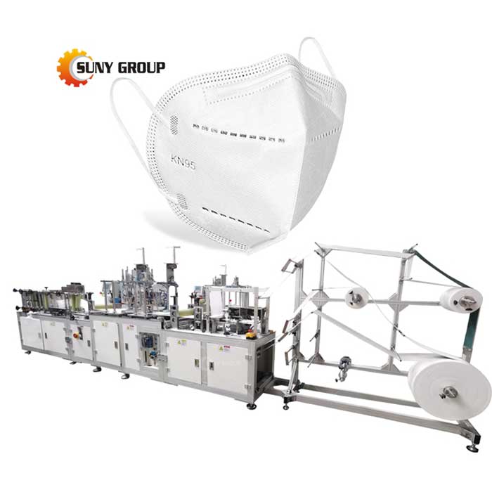 Face Mask Making Machine Automatic N95 Surgical Face Mask Machine