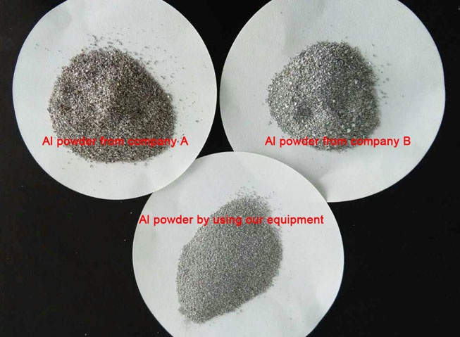 Comparison of the separation effect of aluminum and plastic