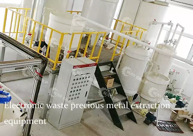 Electronic waste precious metal extraction equipment