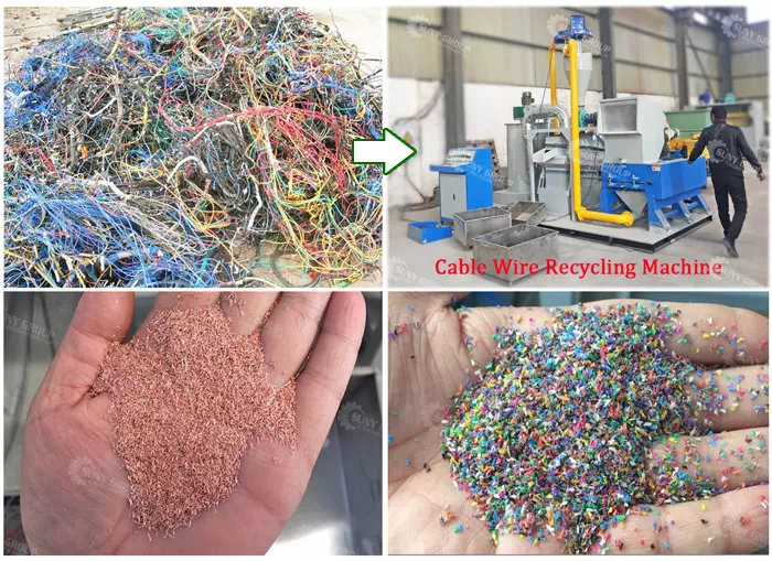 How to recycle copper in waste PVC copper wire