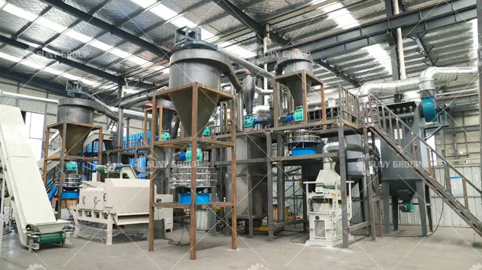 Lithium-ion recycling plant and machinery