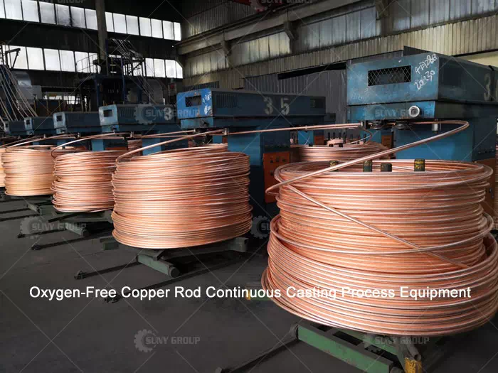 Oxygen Free Copper Rod Continuous Casting Process Equipment