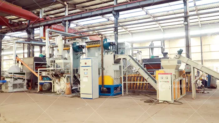 PCB recycling production line