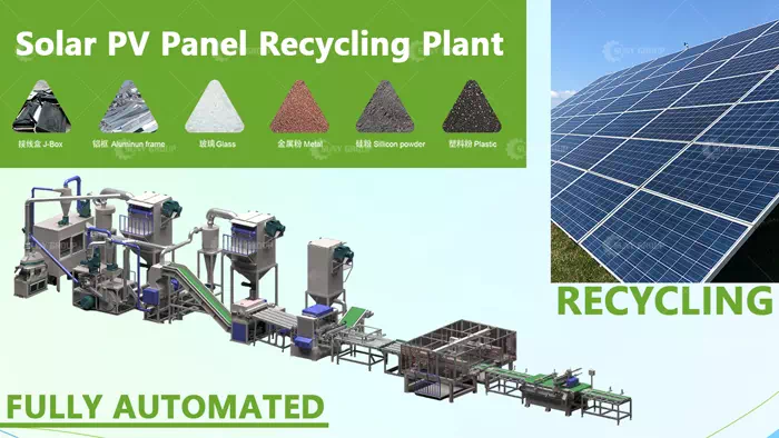 Solar Panels Recycling Plant