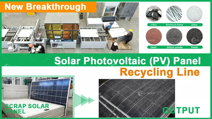Solar Photovoltaic (PV) Panel Recycling Line