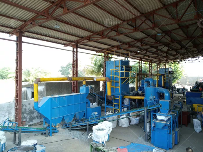 Copper Aluminum AC Radiator Recycling Machine