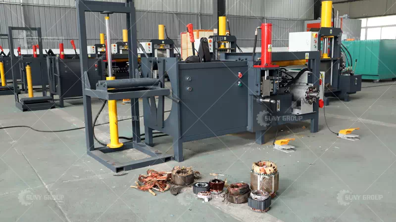 Electric Motor Copper Removing Machine