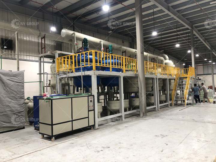 Electronic waste precious metal recycling equipment