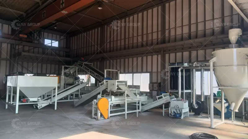 Japanese Customer Tire Recycling Equipment Production Line