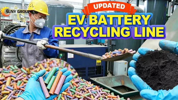 Lithium Battery Recycling Machinery for Black Mass Processing