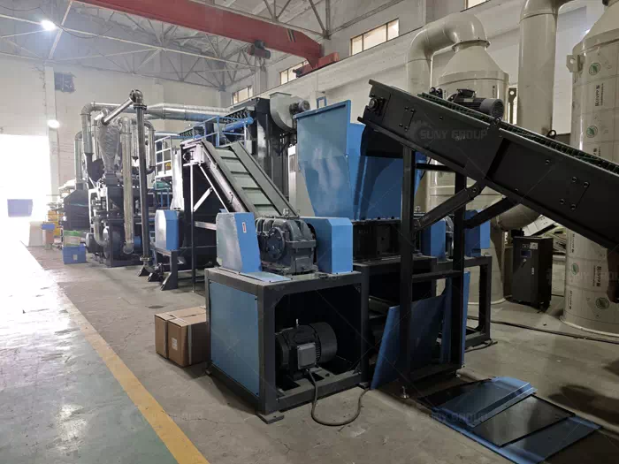Mixed Electronic and Electrical Waste Recycling Line