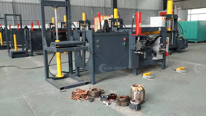Motor Winding Puller Machine for Copper Recycling