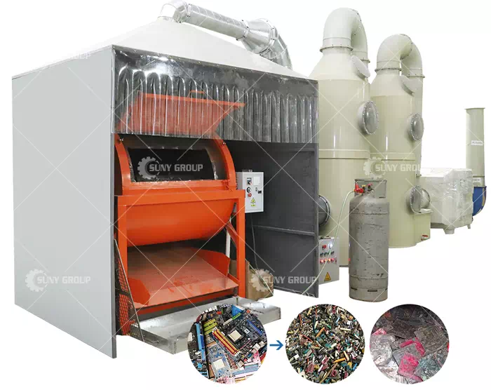 PCB Electronic Component Dismantling Sorting and Recycling Machine