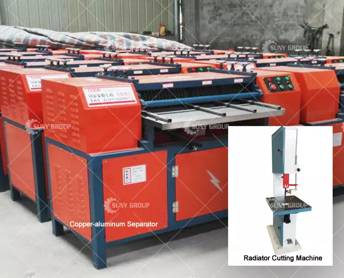 Scrap Radiator Machine for Cutting Radiators
