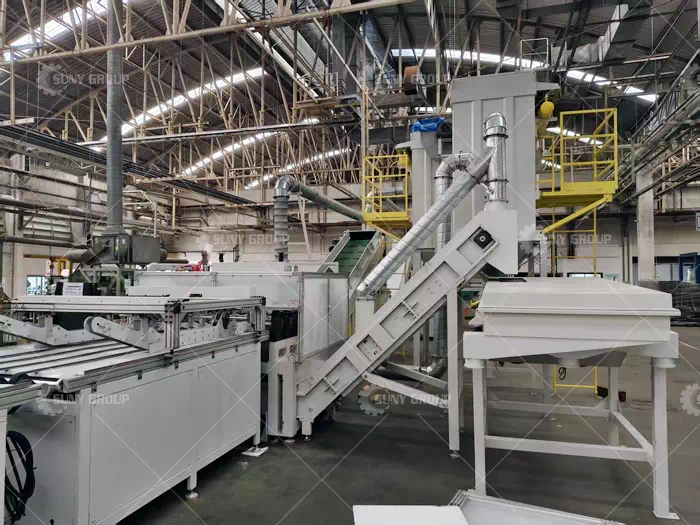 Solar PV Panel Recycling Equipment Site for Thai Customers