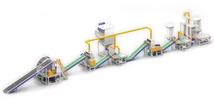 Tyre Shredder Rubber Powder Grinding Line Tyre Shredder Rubber Powder Grinding Line