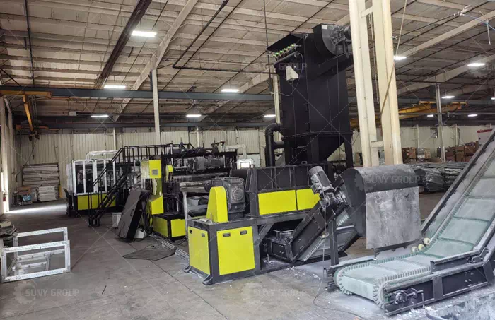 Us Solar Panel Recycling Equipment Customer Site