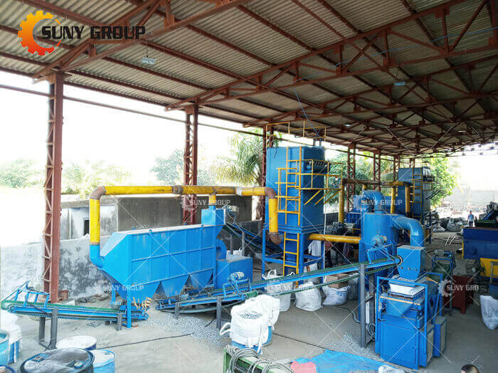 Waste Radiator Recycling Equipment-Recycling equipment Work site